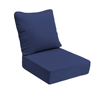 Outdoor Deep Seat Cushions Set 6 in Fade Resistant, Waterproof Patio Chair Cushion