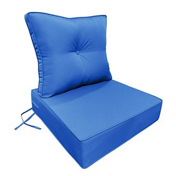 Outdoor Deep Seat Cushions 6 in Fade Resistant, Waterproof Patio Chair Cushion