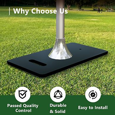 YQNUCO Double Backdrop Stand Heavy Duty, Adjustable Pipe and Drape Stand, Flower Wall Backdrop Frame