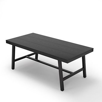 71" Modern Farmhouse Rectangular Dining Table - Adjustable Feet, Seats 6-8,Ideal for Kitchen/Dining