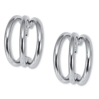 Stainless Steel Open Hoop Earrings