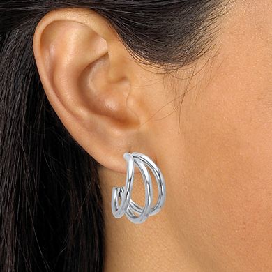 Stainless Steel Open Hoop Earrings