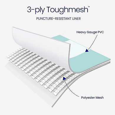 Funsicle Activity Designer Above Ground Pool Hotel Stripes, 8ft