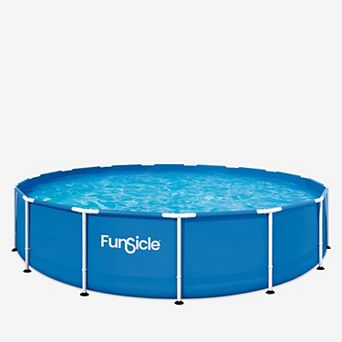 Funsicle Activity Above Ground Pool Durable Frame For Games, 14ft