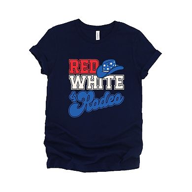 Red White And Rodeo - Women's Short Sleeve Graphic T-Shirt