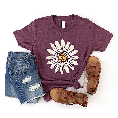 The Juniper Shop White Daisy Youth Short Sleeve Tee