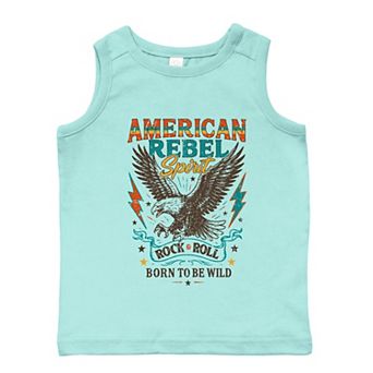 American Rebel Spirit Distressed - Toddler Graphic Tank