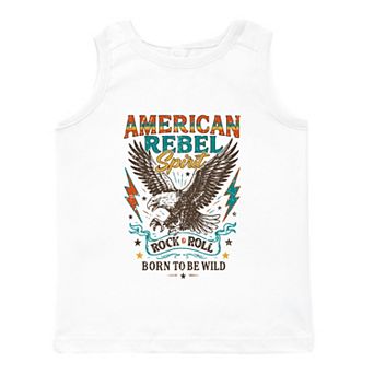 American Rebel Spirit Distressed - Toddler Graphic Tank