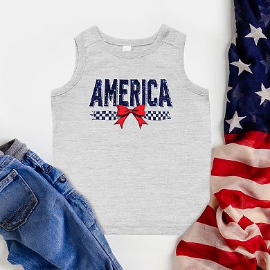 America Galaxy Coquette - Toddler Graphic Tank