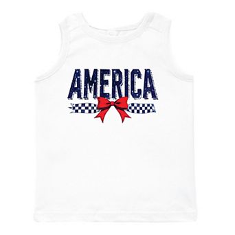 America Galaxy Coquette - Toddler Graphic Tank