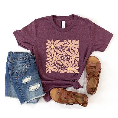 The Juniper Shop Sunny Days Ahead Daisies Youth Short Sleeve Tee