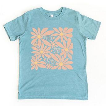 The Juniper Shop Sunny Days Ahead Daisies Youth Short Sleeve Tee