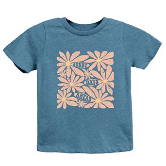 The Juniper Shop Sunny Days Ahead Daisies Youth Short Sleeve Tee