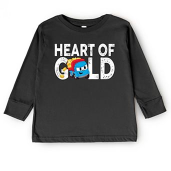 Leo the Truck Heart of Gold - Toddler Long Sleeve Graphic Tee