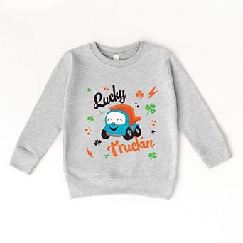 Leo the Truck Lucky Truckin - Toddler Graphic Sweatshirt