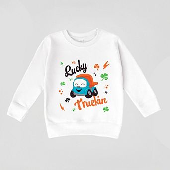 Leo the Truck Lucky Truckin - Toddler Graphic Sweatshirt