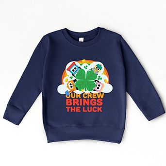Leo the Truck Our Crew Brings The Luck - Toddler Graphic Sweatshirt