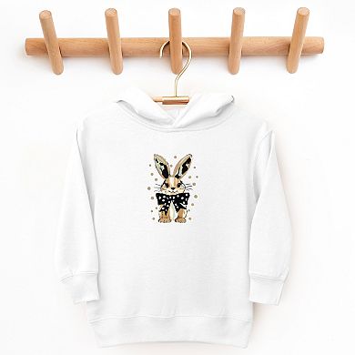 Bunny Polka Dot Coquette - Toddler Hoodie