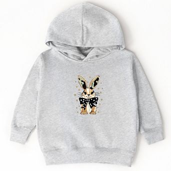 Bunny Polka Dot Coquette - Toddler Hoodie