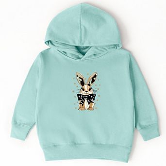 Bunny Polka Dot Coquette - Toddler Hoodie