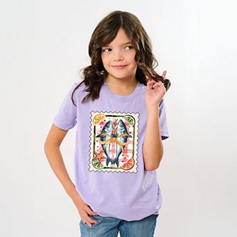 Sardines Stamp - Youth Short Sleeve Graphic T-Shirt