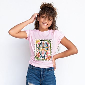 Sardines Stamp - Youth Short Sleeve Graphic T-Shirt