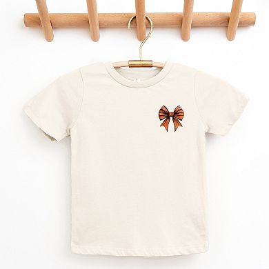 Basketball Game Day Stacked Coquette Front and Back Design - Youth Short Sleeve Graphic T-Shirt