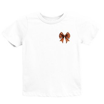 Basketball Game Day Stacked Coquette Front and Back Design - Youth Short Sleeve Graphic T-Shirt