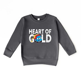 Leo the Truck Heart of Gold - Toddler Graphic Sweatshirt