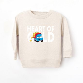 Leo the Truck Heart of Gold - Toddler Graphic Sweatshirt