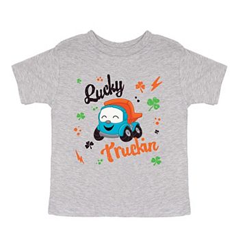 Leo the Truck Lucky Truckin - Toddler Short Sleeve Graphic T-Shirt