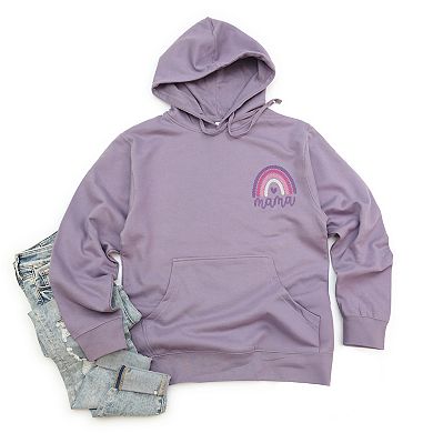 Embroidered Mama Rainbow - Women's Graphic Hoodie
