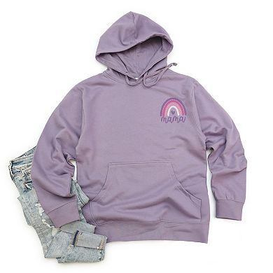 Embroidered Mama Rainbow - Women's Graphic Hoodie