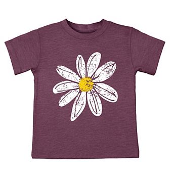 Daisy Distressed - Toddler Short Sleeve Graphic T-Shirt