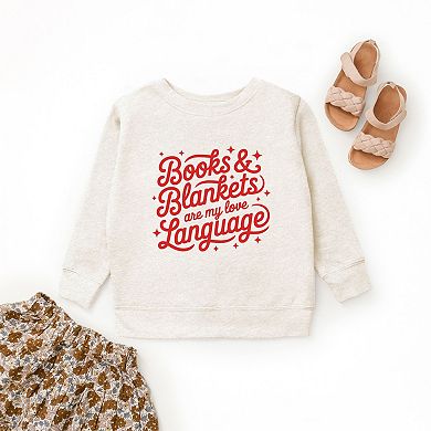 Books & Blankets Are My Love Language - Youth Graphic Sweatshirt