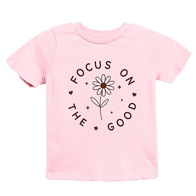 Focus On The Good Daisy - Youth Short Sleeve Graphic T-Shirt