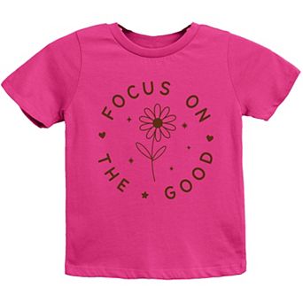 Focus On The Good Daisy - Youth Short Sleeve Graphic T-Shirt