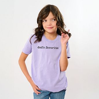 Dad's Favorite Typewriter - Youth Short Sleeve Graphic T-Shirt