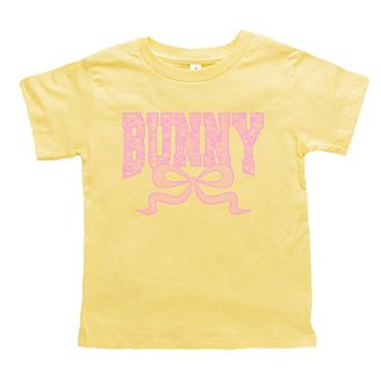 Bunny Pink Lace - Toddler Short Sleeve Graphic T-Shirt