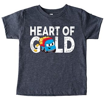 Leo the Truck Heart of Gold - Toddler Short Sleeve Graphic T-Shirt