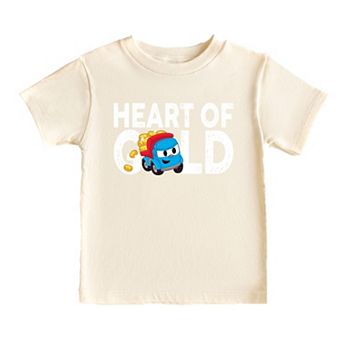 Leo the Truck Heart of Gold - Toddler Short Sleeve Graphic T-Shirt