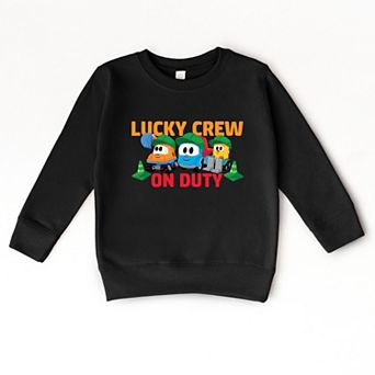 Leo the Truck Lucky Crew On Duty - Toddler Graphic Sweatshirt