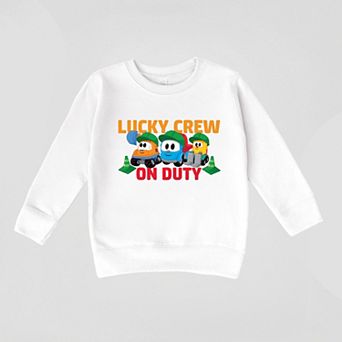 Leo the Truck Lucky Crew On Duty - Toddler Graphic Sweatshirt