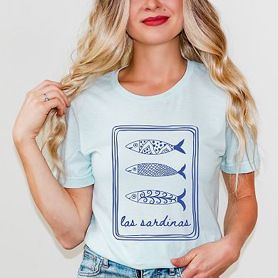Las Sardinas - Women's Short Sleeve Graphic T-Shirt