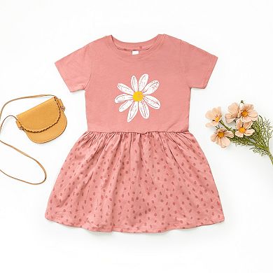 Daisy Distressed - Toddler Graphic Dress