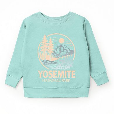 Yosemite National Park Two-Toned Circle - Youth Graphic Sweatshirt