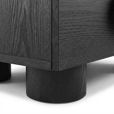 2-Drawer Nightstand with Modern Design and Sturdy Construction