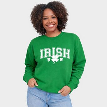 Irish Varsity Outline Arched - Women's Graphic Sweatshirt
