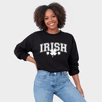 Irish Varsity Outline Arched - Women's Graphic Sweatshirt