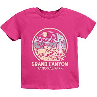 Grand Canyon National Park Two-Toned Circle - Youth Short Sleeve Graphic T-Shirt